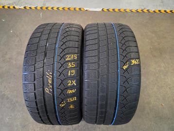 275/35/19 100V* PIRELLI WINTERBANDEN 6,3MM PROFIEL 2X, Auto-onderdelen, Gebruikt, 275 mm, Winterbanden, Band(en)