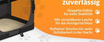 Hondentransportbox Antraciet M 60x42x44cm (Voor in Huis), Verzenden, Nieuw