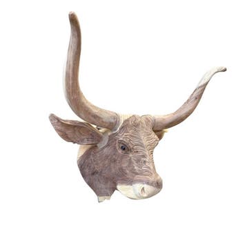 Wanddecoratie buffelkop, Ophalen of Verzenden, Nieuw