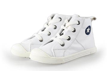 Jopper Hoge sneakers Jongens in maat 24 Wit, Verzenden, Schoenen, Zo goed als nieuw, Jongen of Meisje