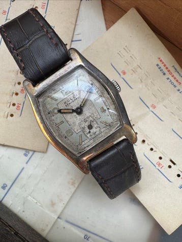 Rolex - Standard  Antique Art Decó Tonneau (George, Nieuw