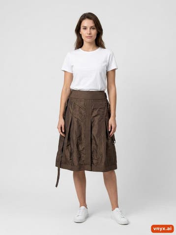 ANNA Plisserokken Dames maat W30 Bruin Vintage, Ophalen of Verzenden, Nieuw
