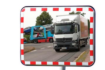 Verkeersspiegel met reflectoren UNI - SIG - Acryl - Binnen &, Verzenden