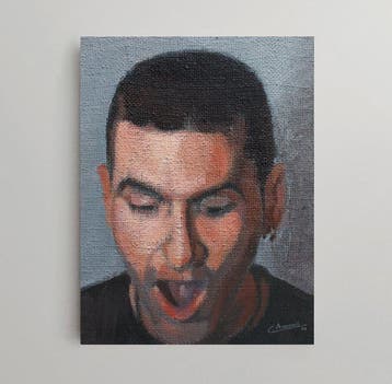 Carlos Asensio - Autorretrato expresivo II