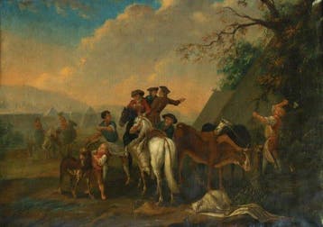 Philips Wouwerman (1619–1668), navolger, Navolger van -