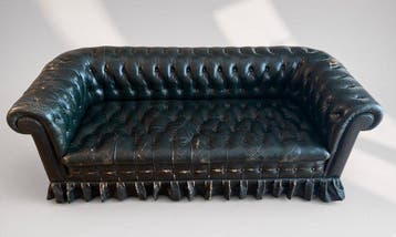 Sofa - Vintage uit de jaren 1960 - Chesterfield-bank van