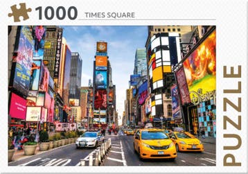 Boek: Rebo legpuzzel 1000 stukjes - Times - (als nieuw), Boeken, Verzenden, Zo goed als nieuw
