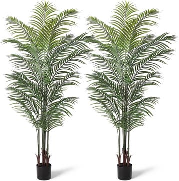 Tropische Kunstpalm XL | Levensecht | Laatste Stuk!, Huis en Inrichting, Palm, In pot, 150 tot 200 cm, Groene kamerplant