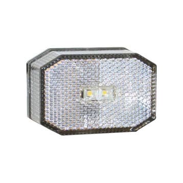 Aspöck LED Markeringslamp Flexipoint Wit 0,5m Kabel 12V, Ophalen of Verzenden, Nieuw