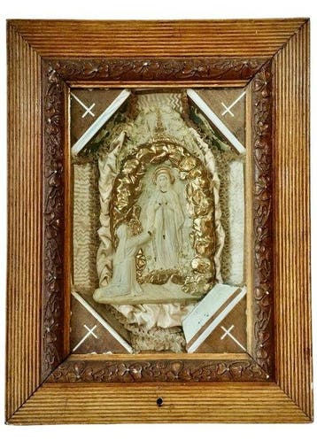 Muzikale diorama vitrinekast - Onze-Lieve-Vrouwe van Lourdes