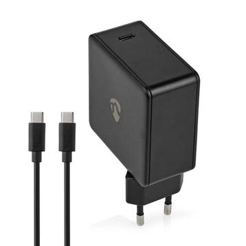 Nedis USB-C oplader - 65 W - Quick charge 3, Ophalen of Verzenden, Nieuw