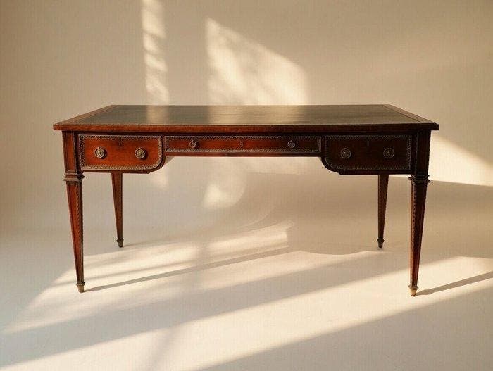 Schrijftafel - Frans bureau plat uit het midden van de 20e, Antiek en Kunst, Antiek | Meubels | Stoelen en Banken