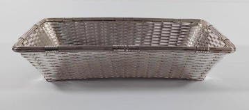Christofle - Broodmand - Wickenwork - Legering, Verzilverd, Antiek en Kunst
