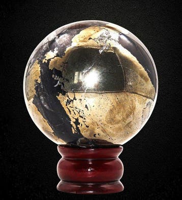 Grote 2,8 kg Apache Gold Bol - 110 mm USA Energy Crystal
