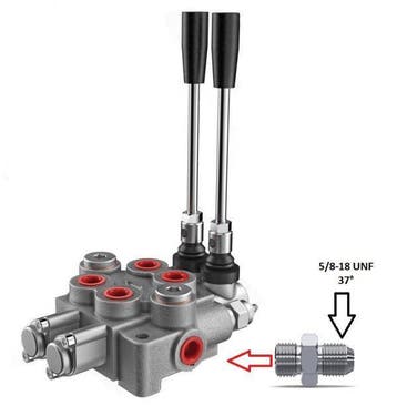Hydraulisch Stuurventiel met 2 Spoelen –45 l/min- SPH330027, Ophalen of Verzenden, Nieuw