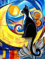Kiri Aguilera (1982) XL 130 x 100 cm - El Gato y la Sinfonía