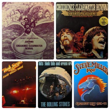 Creedence Clearwater Revival, De Rolling Stones, Bob Seger, Nieuw in verpakking