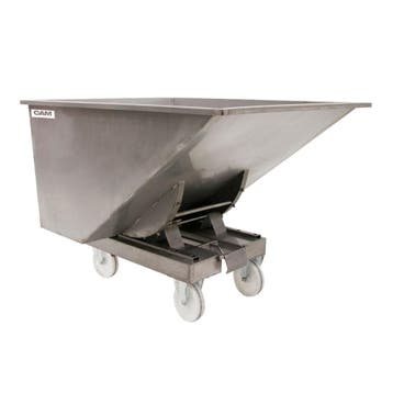 Kantelbak 600 liter met nylon wielen Roestvrij Staal, Zakelijke goederen, Kantoor en Winkelinrichting | Magazijn, Stelling en Opslag