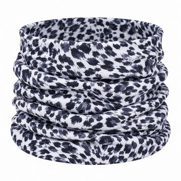 Haarband Multifunctioneel 45x25cm - Panterprint - Zwart Wit, Nieuw