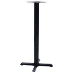 vidaXL Bistrotafelpoot 56x56x107 cm gietijzer zwart, Huis en Inrichting, Verzenden, Nieuw