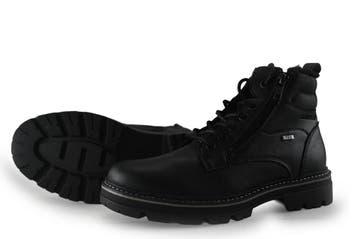 S.oliver Veterboots in maat 41 Zwart, Verzenden, Zwart, Boots, Zo goed als nieuw