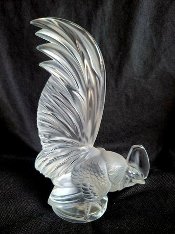 Beeldje, Coq Nain Krielhaan - 20.5 cm - Kristal - 1960