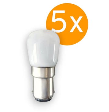 5 stuks LEDmaxx LED B15d 2W 140lm 3000K Niet-Dimbaar, Ophalen of Verzenden, Nieuw