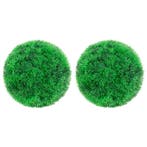 vidaXL Kunstbuxusbollen 2 st 22 cm, Verzenden, Nieuw