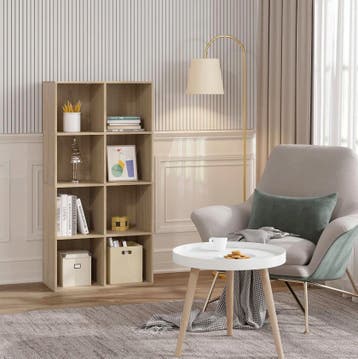 Nieuwe Boekenkast – 8-Vaks Opbergkast – Kubus Stellingkast, Huis en Inrichting, Verzenden, Nieuw