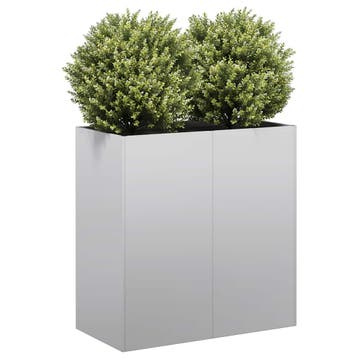 vidaXL Plantenbak 80x40x80 cm gegalvaniseerd staal, Verzenden, Nieuw, Metaal
