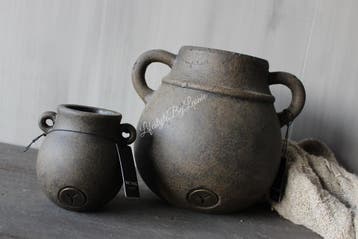 Brynxz jug pot met 2 oren Brown 21 x 18 cm, Ophalen of Verzenden, Nieuw