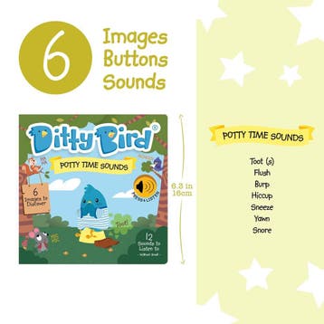 Ditty Bird geluidenboek Potty Time  van €13,50 voor €6,08, Ophalen of Verzenden, Nieuw