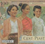 Frans Indochina. - 100 piastres = 100 dong ND(1954) - Pick