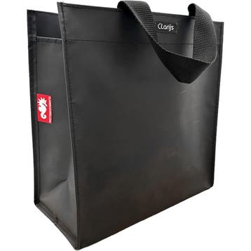 Clarijs shoppertas PVC 23L matt zwart, Verzenden, Nieuw