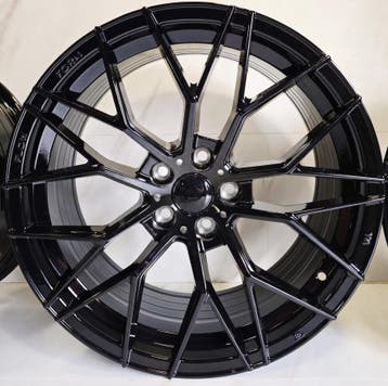 18 inch 5x108 JF Luxury XF201 Gloss Black 8J ET40 velgen, Auto-onderdelen, Banden en Velgen, Ophalen of Verzenden, Nieuw, 18 inch
