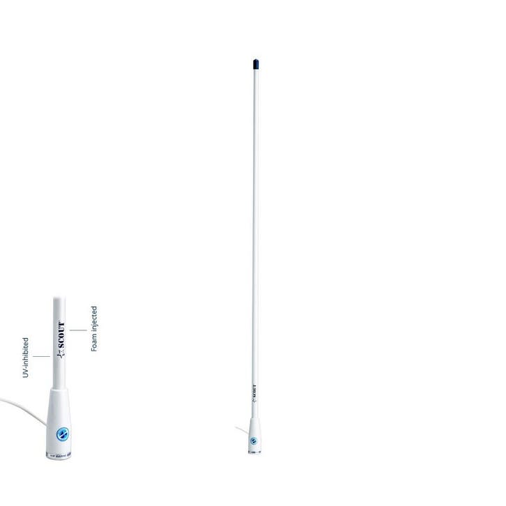 Scout Polyester VHF Antenne Wit 1,5 m KS-22, Verzamelen, Scouting, Nieuw, Ophalen of Verzenden