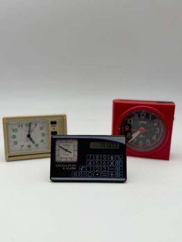 Tafelklok (3) - lotto orologi da tavolo lot desk clock -