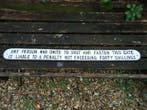 Reclamebord - Elke persoon die nalaat Spoorwegbord - 98 cm, Nieuw