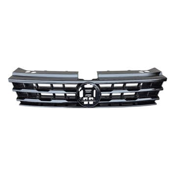 Grill Hoogglans Zwart Geschikt Voor Tiguan 2016-2021 R-Line, Auto-onderdelen, Ophalen of Verzenden, Nieuw, Voor, Universele onderdelen