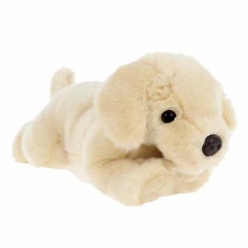 Labrador puppy knuffel - pluche - beige - 35 cm, Verzenden, Nieuw