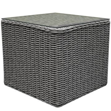Toscane bijzettafel 50x50xH45 cm grijs, Ophalen of Verzenden, Nieuw