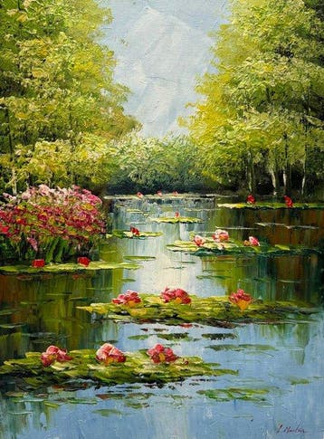 L. Martin (XX) - Water Lilies Inspiration