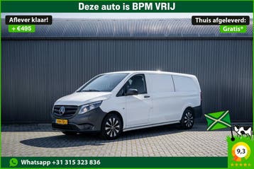 Mercedes-Benz EVITO TOURER | 90KWH | WLPT 367KM | Volledig, Automaat, Stof, Gebruikt, Zwart
