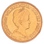 Gouden 10 Gulden Wilhelmina 1913 Pr+, Postzegels en Munten, Munten | Nederland, Verzenden