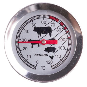 Benson RVS vleesthermometer - penvorm - bereik -50 tot 35..., Tuin en Terras, Barbecue-accessoires, Ophalen of Verzenden, Nieuw