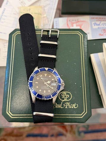 Paul Picot - Paul Mariner 1 cosc automatic rare full set -, Sieraden, Tassen en Uiterlijk, Nieuw