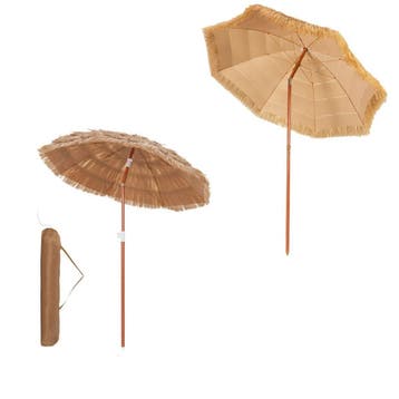 2dekans | Coast Hawaii Parasolset - Kantelbaar strandparasol, Ophalen of Verzenden, Zo goed als nieuw