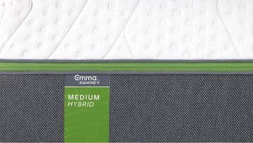 Emma Diamond Medium Hybrid 120x200 Luxe Ondersteuning Comfor, Eenpersoons, Verzenden, Nieuw, 200 cm