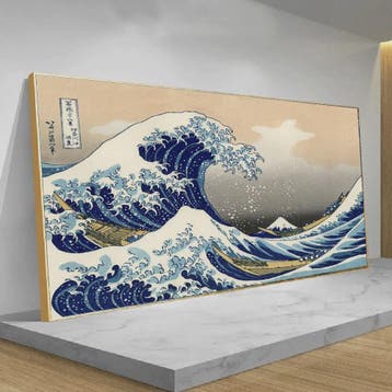 De Grote Golf van Kanagawa Ukiyo-e Canvas Schilderij - Japan, Verzenden, Nieuw