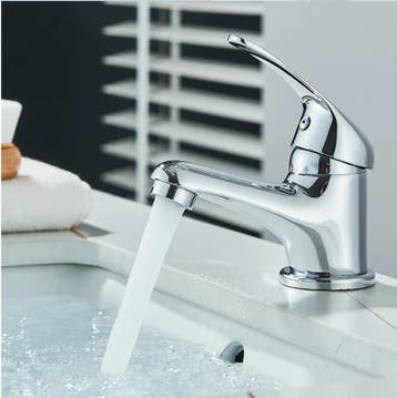 Chromen wastafelkraan warm en koud mengkraan, Verzenden, Nieuw